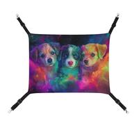 Jubonexis 3 adorables chiots magiques hamac respirant pour animal domestique avec sangles réglables réversibles pour chat