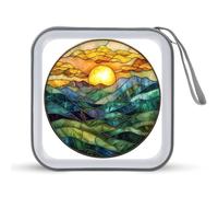 Jubonexis Boîtier de rangement portable pour CD, DVD, voiture, maison, voyage