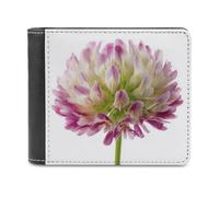 Jubonexis Clover Flower Portefeuille à deux volets en cuir synthétique souple pour pièces de monnaie, cartes de crédit, porte-cartes et billets pour homme et femme