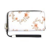 Jubonexis Cottagecore - Portefeuille à deux volets en cuir synthétique avec couronnes en forme de cœur - Pour pièces de monnaie et cartes de crédit - Durable - Pour homme et femme