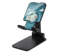 Jubonexis Cute Planet Earth Support de téléphone portable pliable et réglable pour bureau
