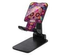 Jubonexis Day of the Dead Festival Skull Pink Support de téléphone portable pliable réglable pour bureau
