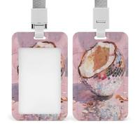 Jubonexis Demi porte-badge en forme de boule disco en noix de coco rétractable avec clip pour carte de protection, badge nominatif pour travail, bureau, médecin, infirmière