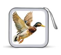 Jubonexis Duck Flying Étui de rangement portable pour CD, DVD, voiture, maison, voyage