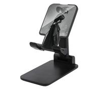 Jubonexis Élégante robe de sorcière sombre tenant un balai support de téléphone portable pliable et réglable pour bureau