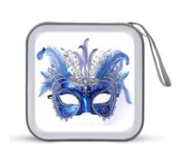 Jubonexis Étui de rangement portable pour CD DVD et masque de mascarade féminin pour voiture, maison, voyage