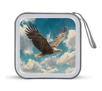 Jubonexis Flying Eagle Étui de rangement portable pour CD, DVD, voiture, maison, voyage