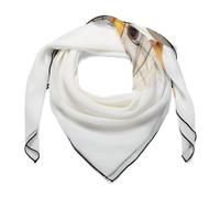 Jubonexis Foulard carré en satin avec motif de canard habillé comme une momie