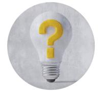 Jubonexis Grand tapis rond moderne et antidérapant Motif bulbe blanc avec un point d'interrogation jaune 90 cm