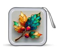 Jubonexis Holy Stem Étui de rangement portable pour CD, DVD et feuilles rouges pour voiture, maison, voyage