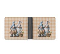 Jubonexis Joli portefeuille à deux volets en cuir synthétique souple avec panier - Pour cartes de crédit - Pour homme et femme