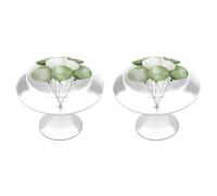 Jubonexis Lot de 2 boutons de tiroir ronds avec vis - Motif ballons verts et blancs - Décoration pour armoire, maison, bureau, cuisine
