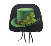 Jubonexis Lot de 2 housses pour appuie-tête de voiture imprimées de la Saint-Patrick - Élastique et confortable - Pour homme et femme - Universelle - Convient à la plupart des voitures, camionnettes