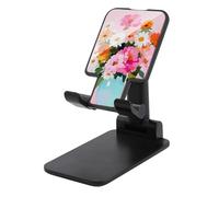 Jubonexis Lush Bouquet de pivoines rose pâle Support de téléphone portable pliable et réglable pour bureau