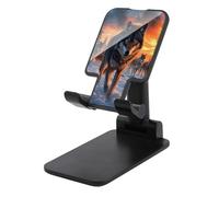 Jubonexis Majestic Wolf Support de téléphone portable pliable et réglable pour bureau