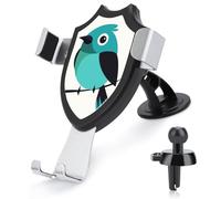 Jubonexis Mignon Turquoise Oiseau Simple Voiture Support de Téléphone Support Triangle Clip Base Air Vent Téléphone Portable Voiture Accessoires Automobile pour Smartphones Cellulaires 4-6 Pouces
