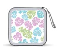 Jubonexis Monstera Boîtier de rangement minimaliste pour CD DVD