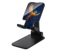 Jubonexis Phoenix Soaring Ancient Moonlit Sky Support de téléphone portable pliable et réglable pour bureau
