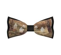 Jubonexis Plusieurs fantômes blancs mignons dans une forêt d'automne Nœud papillon pour homme Fête de mariage