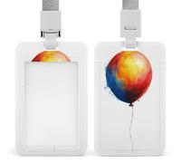 Jubonexis Porte-badge d'anniversaire coloré rétractable avec clip pour carte de protection, badge nominatif, étiquette de nom pour le travail, le bureau, le médecin, l'infirmière