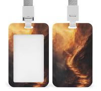 Jubonexis Porte-badge étroit avec clip rétractable pour carte d'identité pour le travail, le bureau, les médecins, les infirmières