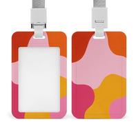 Jubonexis Porte-badge rétractable avec clip pour carte d'identité, porte-nom, porte-nom pour travail, bureau, médecin, infirmière