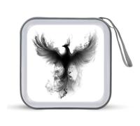 Jubonexis Silhouette of A Phoenix Étui de rangement portable pour CD DVD