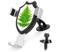 Jubonexis Support de téléphone de voiture vert fougère triangle clip base grille d'aération téléphone portable voiture accessoires automobile pour smartphones portables 4-6 pouces