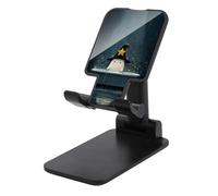 Jubonexis Support de téléphone portable pliable et réglable en forme de chapeau de magicien noir dans la baignoire pour bureau