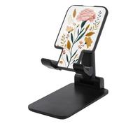 Jubonexis Support de téléphone portable pliable et réglable en forme de fleur d'oeillet fantaisiste pour bureau