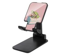 Jubonexis Support de téléphone portable pliable et réglable en forme de grenouille assise sur une barre de savon pour bureau