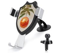 Jubonexis Support de téléphone pour téléphone portable de 4 à 6 pouces - Motif boule disco orange brillant - Pour téléphone portable de 4 à 6 pouces