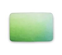 Jubonexis Tapis de salle de bain vert forêt, extra doux, en velours corail, absorption rapide de l'eau, antidérapant, confortable, 50 x 80 cm