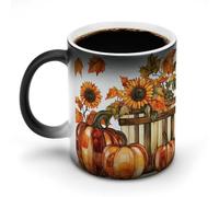 Jubonexis Tasse à café en céramique à changement de couleur changeante - 325 ml
