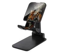 Jubonexis Tiger Support de téléphone portable pliable et réglable pour bureau Motif animal amusant
