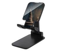 Jubonexis Vieux chapeau de sorcière sur livre ancien support de téléphone portable pliable et réglable pour bureau