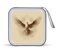 Jubonexis Vintage Dove Étui de rangement portable pour CD DVD