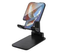 Jubonexis White Dove Soaring in The Sky Support de téléphone portable pliable et réglable pour bureau