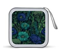 Jubonexis Wildflowers Étui de rangement portable pour CD/DVD pour voiture, maison, voyage
