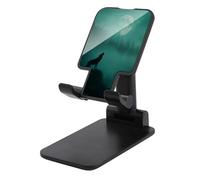 Jubonexis Wolf Moon Mountain Support de téléphone portable pliable et réglable pour bureau
