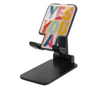 Jubonexis Yes You Can Colorful Checker Minimal Support de téléphone portable pliable et réglable pour bureau