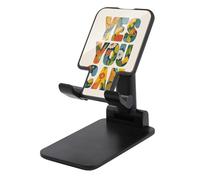 Jubonexis YES YOU CAN Support de téléphone portable pliable et réglable à motifs floraux pour bureau