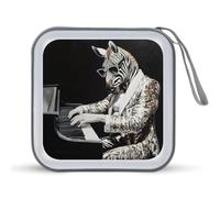 Jubonexis Zebra Étui de rangement portable pour CD, DVD et voiture, maison, voyage