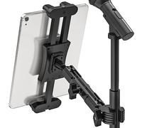 Jubor Support Tablette de Microphone, Support de Tablette et Téléphone, Pieds de Micro Musique Pivotant à 360° pour iPad, iPad Pro, iPad Mini, iPad Air 4.7-13.5 Pouces Tablette Téléphone