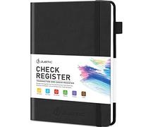 JUBTIC Registre de chèques personnels, format A5 pour les petites entreprises. Suivez les paiements, les finances, les dépôts, les cartes de débit et les comptes bancaires