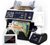 Jubula MV-500 Compteuse de billets de banque mixtes Bundle avec Jubula MPR-1 | EUR USD GBP etc. | Sûr | Exact | Compteur de valeurs pour billets mixtes