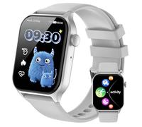 JUBUNRER Montre Connectée Enfant Moniteur de Sommeil Fréquence Cardiaque Podomètre Calories Modes Sport Bluetooth Appel étanche Réveil Jeux Fitness Tracker Cadeau- Fille Garçon Adolescent