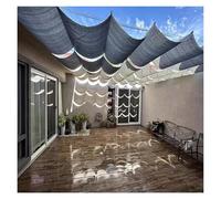 JUCCJUXIN Couverture Escamotable D'ombre D'auvent De Pergola,Extérieur Rétractable Couverture De Voile D'ombrage avec Kit De Montage,pour L'arrière-Cour Pont Solarium,Grey(W1.3*L4m/W4.26*L13.12ft)