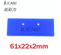 Jucili-Essuie-glace en caoutchouc pour imprimante à solvant,5 pièces,pour Epson XPfemale/DX5/DX7/I3200,lame de tête - 6 cm wiper
