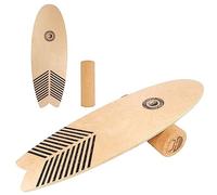 JUCKER HAWAII Balance Board Homerider Wave - Planche d'équilibre avec rouleau en liège